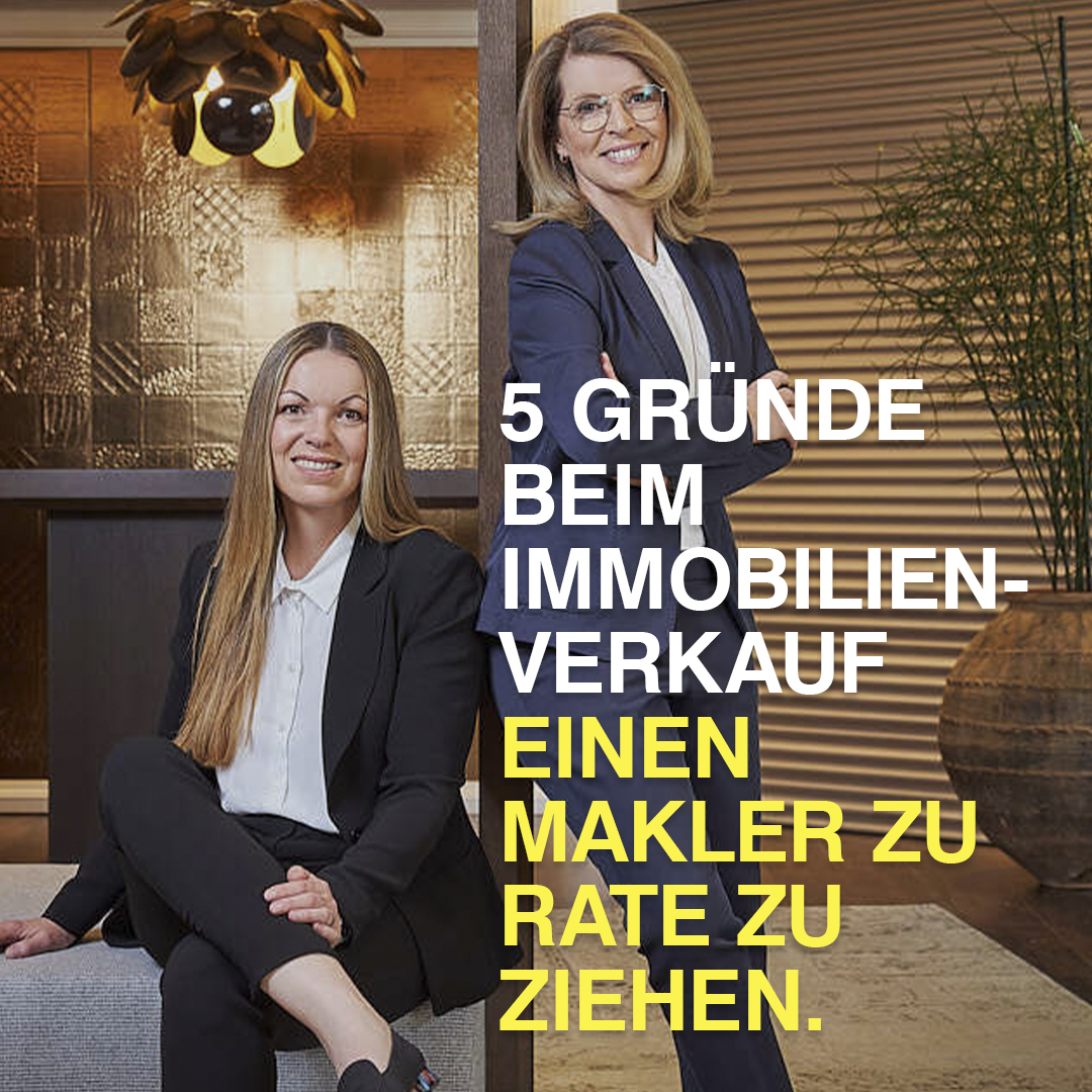 In diesem Posting geben wir Social Media Nutzer 5 Gründe an die Hand, warum es sinnvoll ist, beim Immobilienverkauf einen Makler zu Rate zu ziehen.